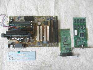 ASUS P2B REV1.02 PentiumⅡ マザーボード +MT8LSDT864AG-10BD2 メモリ +ESS AudioDrive ES1868F +PCI VIDEO S3 VIRGE/DX Q5C2BB 86C375