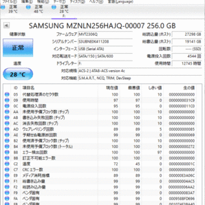 B196 SSD M.2 SATA 256GB 2280 動作確認済の画像3