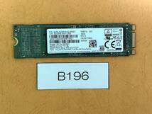 B196 SSD M.2 SATA 256GB 2280　動作確認済_画像1