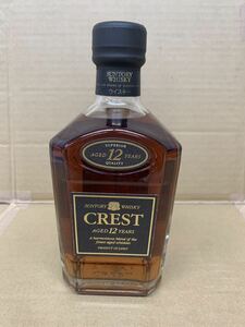 【未開栓】SUNTORY サントリー CREST クレスト 12年 ウイスキー 700ml 43% 