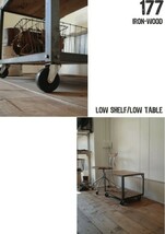 数量限定　T&C-F　アイアン　サイドテーブル　椅子/フラワースタンド　ワークデスク　コーヒーテーブル　ベンチ　花台　インダストリアル_画像2