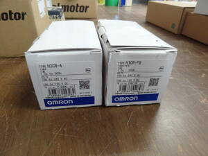 たぶん 未使用 2点 セット OMRON H3CR -A -F8 オムロン ソリッド ステート タイマー