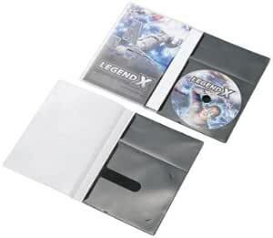 エレコム ディスクケース 省スペース CD DVD 1枚収納 30枚パック ブラック CCD-DPD30B