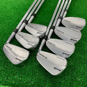 ピン ブループリント アイアン【4-PW 7本組 カラーコード/レッド】 ダイナミックゴールド ツアーイシュー【S200】シャフト 【中古】2550