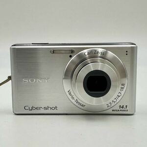 動作品 SONY ソニー Cyber-shot DSC-W530 サイバーショット コンパクトデジタルカメラ シルバー バッテリーあり 充電器なし 中古品
