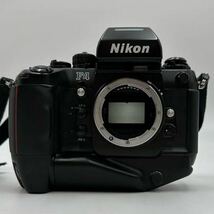 動作品 ニコン Nikon F4 + MB-21 フィルム一眼レフカメラ AF NIKKOR 80-200mm 1:2.8 ED レンズ 中古品 ジャンク 現状品_画像2