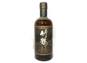 未開栓 NIKKA ニッカウヰスキー ピュアモルト 竹鶴12年 丸瓶 40％ 660ml 終売 ウイスキー ジャパニーズウィスキー 0519-1