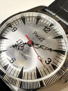 ヴィンテージ ピアジェ 美しいシルバー文字盤 手巻き ユニセックス腕時計 ショックプルーフ ムーブメント 17jewels スイス製再生品