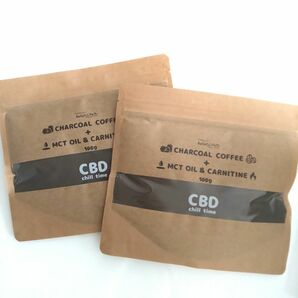 チャコールコーヒー + MCT オイル & カルニチンCBD 100g ×２袋【価格の相談・カテゴリ変更 不可】