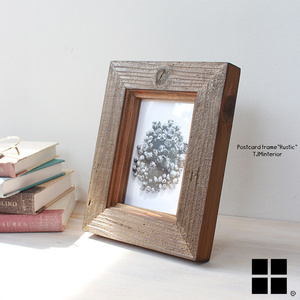  regular frame postcard frame picture frame hand made antique manner made in Japan domestic production SDGs old material old tree 