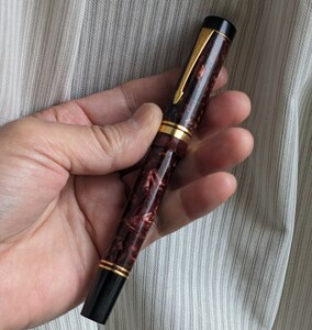 PARKER デュオフォールド　センテニアル　ブラウンマーブル　18k