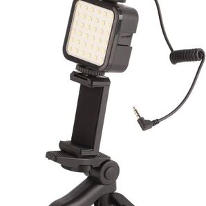 スマートフォン ビデオ フォトキット 三脚 ライト