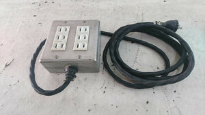 a5-127 ■OYAIDE オヤイデ電気 電源用低インダクタンスボックス型テーブルタップ OCB-1型 6口電源タップ