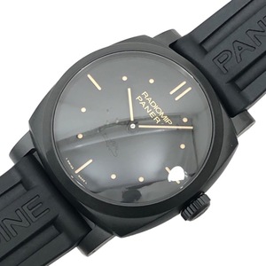 パネライ PANERAI ラジオミール 1940 3デイズ チュラミカ PAM00577 ブラック文字盤 セラミック 腕時計 メンズ 中古