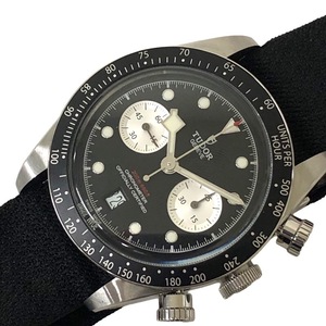 チューダー/チュードル TUDOR ブラックベイクロノ 79360N 黒文字盤 ステンレス 腕時計 メンズ 中古