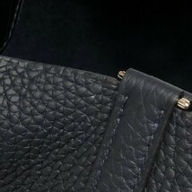 エルメス HERMES ピコタンロック PM タッチ Y刻 ブルーニュイ トリヨンクレマンス アリゲーターマット ハンドバッグ レディース 中古_画像6