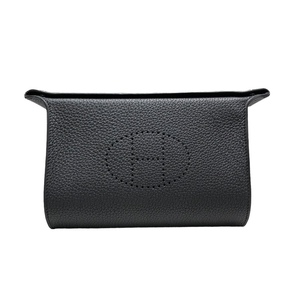  Hermes HERMES vi doposhuB. black SV metal fittings togo shoulder bag unisex used 