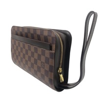 ルイ・ヴィトン LOUIS VUITTON サンルイ N51993 ダミエ ダミエ・キャンバス セカンドバッグ メンズ 中古_画像4