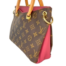 ルイ・ヴィトン LOUIS VUITTON パラスBB M43476 ブラウン モノグラムキャンパス ハンドバッグ レディース 中古_画像4