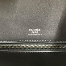 エルメス HERMES バーキン25　コート・ア・コート B刻 キャバン×ブルーサフィール　シルバー金具 スイフト/タフタージュ レディース 中古_画像6