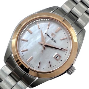 セイコー SEIKO ヘリテージ コレクション STGF268 ホワイトシェル PG/SS 腕時計 レディース 中古