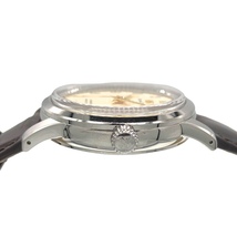 セイコー SEIKO エレガンスコレクション メカニカル ハイビート36000 SBGH263G シルバー SS/レザーベルト 腕時計 メンズ 中古_画像2