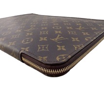 ルイ・ヴィトン LOUIS VUITTON ポッシュ・ドキュマン M53456 モノグラム セカンドバッグ メンズ 中古_画像3