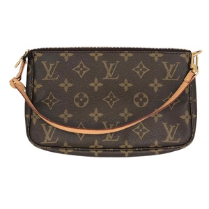 ルイ・ヴィトン LOUIS VUITTON ポジェット・アクセソワ―ル M51980 モノグラム/ゴールド金具 ハンドバッグ レディース 中古