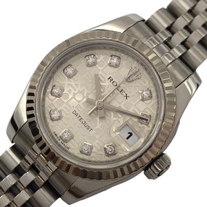 ロレックス ROLEX デイトジャスト ホリコン WG/SS 腕時計 レディース 中古