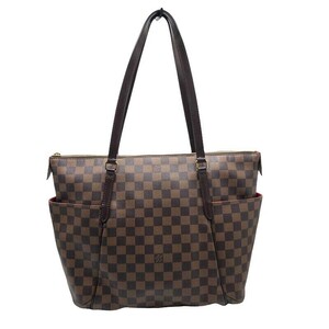 ルイ・ヴィトン LOUIS VUITTON トータリーMM N41281 ダミエ ダミエ・キャンバス トートバッグ レディース 中古