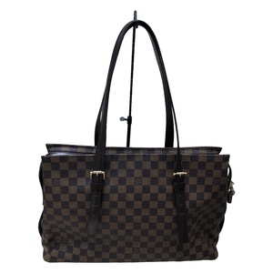 ルイ・ヴィトン LOUIS VUITTON チェルシー N5119 エベヌ ダミエキャンバス ダミエ トートバッグ ユニセックス 中古