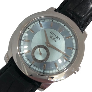 ロレックス ROLEX チェリーニチェリニウム 5241/6 アイスブルー Ptプラチナ Pt 腕時計 メンズ 中古