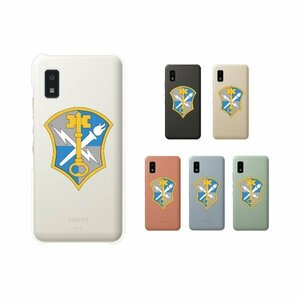 AQUOS wish2 SH-51C AQUOSwish2 スマホ ケース ハード カバー 空軍1 米軍 ミリタリー USAF クリアデザイン