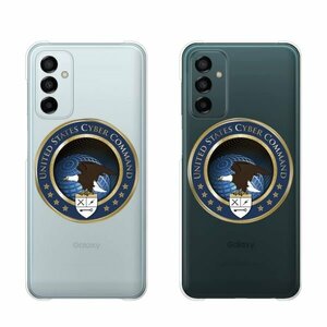 Galaxy M23 5G GalaxyM235G スマホ ケース ハード カバー 空軍12 米軍 ミリタリー USAF クリアデザイン