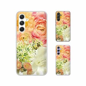 Galaxy A54 5G ( SC-53D / SCG21 ) スマホ ケース ハード カバー 生花 フラワーアレンジ