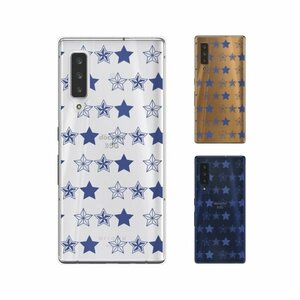 docomo arrows NX9 F-52A スマホ ケース ハード カバー 星1 star シンプル クリアデザイン