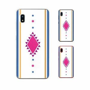 Galaxy A20 ( SC-02M / SCV46) ギャラクシー スマホ ケース ハード カバー オルテガ柄4 チマヨ柄 ネイティブ アメリカン