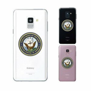 Galaxy Feel2 SC-02L スマホ ケース ハード カバー 海軍1 米軍 ミリタリー USN US NAVY クリアデザイン