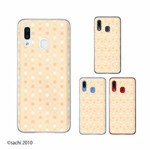 au Galaxy A30 SCV43 ギャラクシー スマホ ケース ハード カバー オレンジ シャーベット