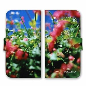 多機種対応 手帳型 スマホ ケース カバー iPhone15 AQUOS Galaxy Xperia 花柄 熱帯魚 魚