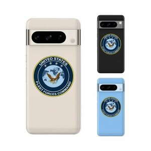 Google Pixel 8 Pro pixel8pro スマホ ケース ハード カバー 空軍4 米軍 ミリタリー USAF クリアデザイン