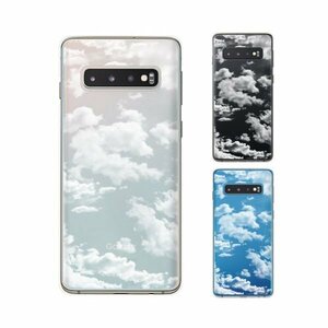 Galaxy S10 ( SC-03L / SCV41) ギャラクシー スマホ ケース ハード カバー 空1 シンプル 空 雲 クリアデザイン