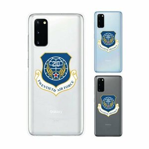 Galaxy S20 5G ( SC-51A / SCG01 ) ギャラクシー スマホ ケース ハード カバー 空軍6 米軍 ミリタリー USAF クリアデザイン