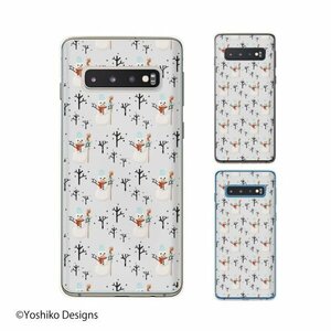 Galaxy S10 ( SC-03L / SCV41) ギャラクシー スマホ ケース ハード カバー ゆきだるま ホワイト 雪