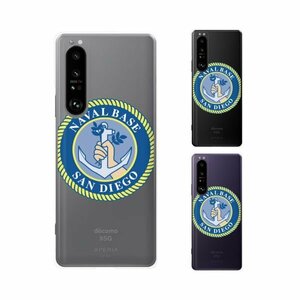 Xperia 1 III ( SO-51B / SOG03 ) エクスペリア スマホ ケース ハード カバー 海軍2 米軍 ミリタリー USN US NAVY クリアデザイン