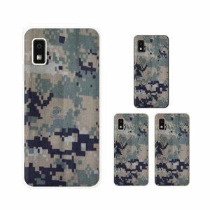 AQUOS wish3 SH-53D AQUOSwish3 スマホ ケース ハード カバー 海兵隊1 米軍 ミリタリー USMC マリーン 迷彩