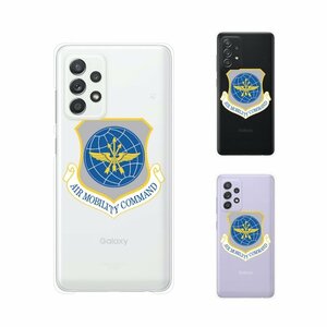 Galaxy A52 5G SC-53B ギャラクシー スマホ ケース ハード カバー 空軍11 米軍 ミリタリー USAF クリアデザイン