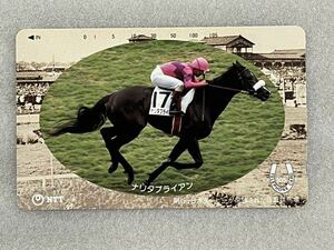 テレホンカード ナリタブライアン 第1回日本ダービーが開催された目黒競馬場 未使用 105度数 テレカ テレフォンカード NTT 公衆電話 S-20