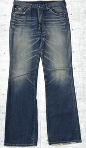 00s Levis 517-03 ブーツカット デニム ジーンズ ダメージ ヒゲ　　00年代 Y2K リーバイス フレア 雰囲気◎ 色落ち◎ 縦落ち 646 柳9764