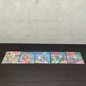 バンダイ　お菓子CD 仮面ライダー　8cm CD 5枚セット (3)